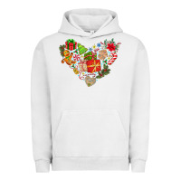 Pigment Lunar Rock merry Christmas heart Urban Hoodie - CowhideDigitalArt