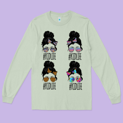 Kidlife Girl Bundle Long Sleeve Tee Designed By Bettercallsaul