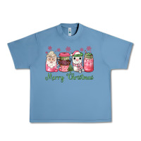 Pebble Blue pink  merry christmas coffee Urban Heavy Tee - JahusDesignShop