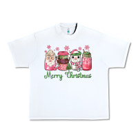 White pink  merry christmas coffee Urban Heavy Tee - JahusDesignShop