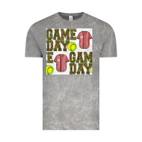 Cloud Rock softball uniform game day seamless pattern Vintage Tee - BundleAndBundleShop
