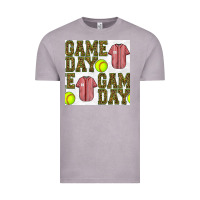 Vintage Zinc softball uniform game day seamless pattern Vintage Tee - BundleAndBundleShop