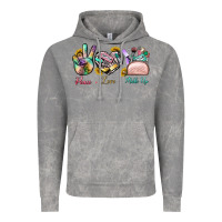 Cloud Rock Peace Love Make Up Vintage Hoodie - BundleAndBundleShop