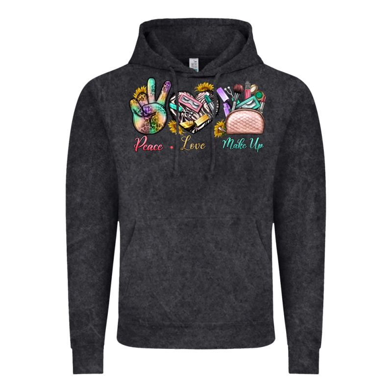 Peace Love Make Up Vintage Hoodie by BundleAndBundleShop | Teevron