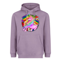 Lavender Pride unicorn Heavyweight Hoodie - FaDigitalArtStudio
