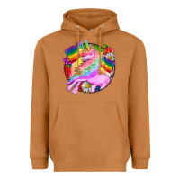 Meerkat Pride unicorn Heavyweight Hoodie - FaDigitalArtStudio
