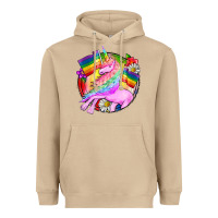 Pride Unicorn Heavyweight Hoodie | Teevron