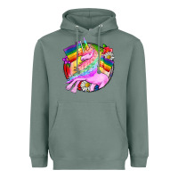 Sage Pride unicorn Heavyweight Hoodie - FaDigitalArtStudio