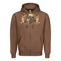 Chestnut Oh how he loves us cross Easter Day Zipper Hoodie - HowdyJamesFarm