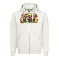 Oatmeal Heather Oh how he loves us cross Easter Day Zipper Hoodie - HowdyJamesFarm