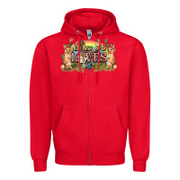 Red Oh how he loves us cross Easter Day Zipper Hoodie - HowdyJamesFarm