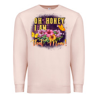 Pale Pink Oh honey i am that mom Premium Sweatshirt - FaDigitalArtStudio