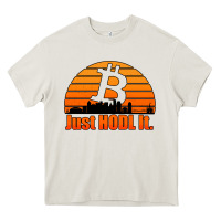 Cream just hodl it new orleans skyline retro sunset Heavy Core Tee - Jasminsmagicworld