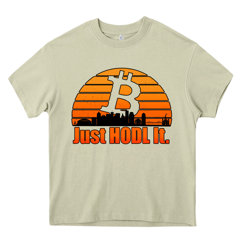 Just Hodl It New Orleans Skyline Retro Sunset Heavy Core Tee by Jasminsmagicworld | Teevron