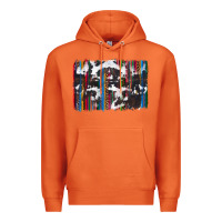 Carrot cowhide, leopard serape backgraund Premium Hoodie - JahusDesignShop