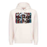 Pale Pink cowhide, leopard serape backgraund Premium Hoodie - JahusDesignShop