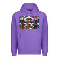Purple cowhide, leopard serape backgraund Premium Hoodie - JahusDesignShop