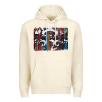 Sandshell cowhide, leopard serape backgraund Premium Hoodie - JahusDesignShop