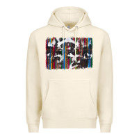 Tofu cowhide, leopard serape backgraund Premium Hoodie - JahusDesignShop