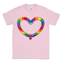 Bubblegum Pink Lgbtq Heart Balloon Classic Tee - BundleAndBundleShop