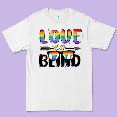 Love Is Blind Premium Tee Designed By Maliassmallbusiness