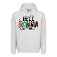 Dove Grey The Only Hell my Momma Ever Raised Premium Hoodie - CowCowDesign