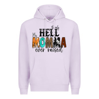Lilac The Only Hell my Momma Ever Raised Premium Hoodie - CowCowDesign