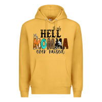 Mustard The Only Hell my Momma Ever Raised Premium Hoodie - CowCowDesign