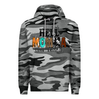 Slate Camo The Only Hell my Momma Ever Raised Premium Hoodie - CowCowDesign