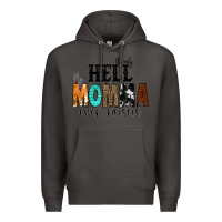 Smoke The Only Hell my Momma Ever Raised Premium Hoodie - CowCowDesign