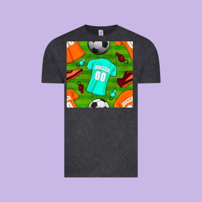 Soccer Ball Uniform And Shoes Seamless Pattern Vintage Tee Designed By Bundleandbundleshop