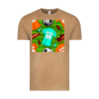 Vintage Camel soccer ball uniform and shoes seamless pattern Vintage Tee - BundleAndBundleShop