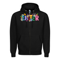 Black Western Easter day Zipper Hoodie - HowdyJamesFarm