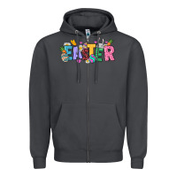 Smoke Western Easter day Zipper Hoodie - HowdyJamesFarm