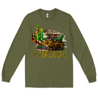 Army Green Rusty Grunge Car Vintage Long Sleeve Tee - Bettercallsaul