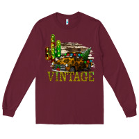 Burgundy Rusty Grunge Car Vintage Long Sleeve Tee - Bettercallsaul