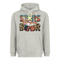 Moon Dust Stars stripes beer Heavyweight Hoodie - FaDigitalArtStudio