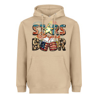 Mushroom Stars stripes beer Heavyweight Hoodie - FaDigitalArtStudio