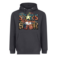 Smoke Stars stripes beer Heavyweight Hoodie - FaDigitalArtStudio