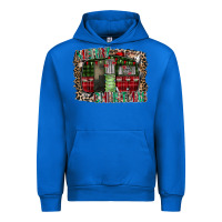 Cobalt merry christmas caravan Urban Hoodie - CowhideDigitalArt