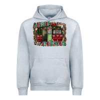 Heather Grey merry christmas caravan Urban Hoodie - CowhideDigitalArt