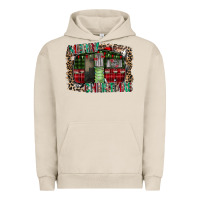 Pigment French Oak merry christmas caravan Urban Hoodie - CowhideDigitalArt