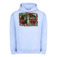 Pigment Grape Ice merry christmas caravan Urban Hoodie - CowhideDigitalArt