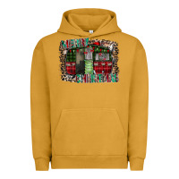 Pigment Peanut Butter merry christmas caravan Urban Hoodie - CowhideDigitalArt