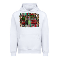 White merry christmas caravan Urban Hoodie - CowhideDigitalArt