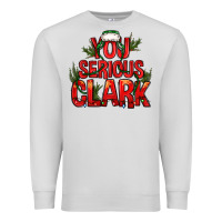 Dove Grey you serious clark bbs Premium Sweatshirt - BundleAndBundleShop