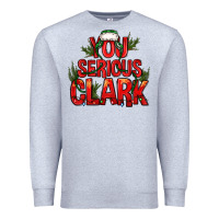 Heather Grey you serious clark bbs Premium Sweatshirt - BundleAndBundleShop