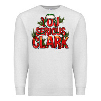 Oatmeal Heather you serious clark bbs Premium Sweatshirt - BundleAndBundleShop