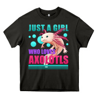 Asphalt just a girl who loves axolotls Heavy Core Tee - Jasminsmagicworld
