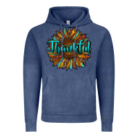 Vintage Denim thankful sunflower Vintage Hoodie - RanaPortraitStore